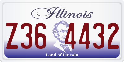 IL license plate Z364432