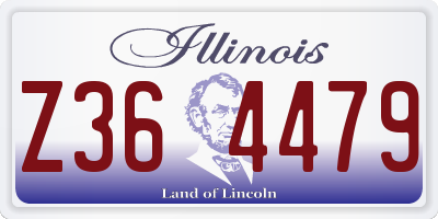 IL license plate Z364479
