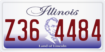 IL license plate Z364484