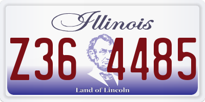 IL license plate Z364485