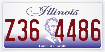 IL license plate Z364486