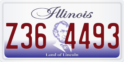 IL license plate Z364493