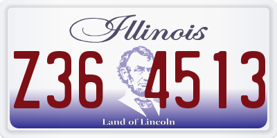 IL license plate Z364513