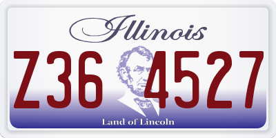 IL license plate Z364527
