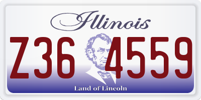 IL license plate Z364559
