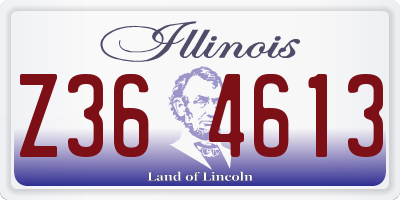 IL license plate Z364613