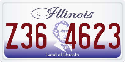 IL license plate Z364623