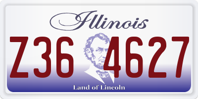 IL license plate Z364627