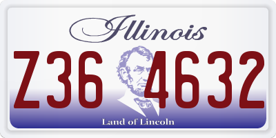 IL license plate Z364632