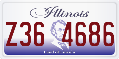 IL license plate Z364686