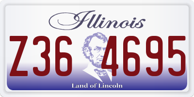 IL license plate Z364695