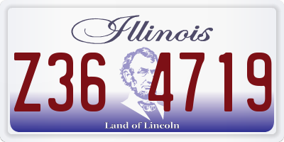 IL license plate Z364719