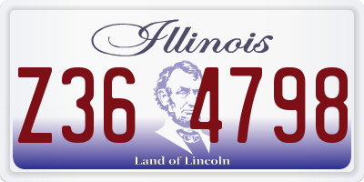 IL license plate Z364798