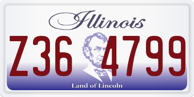 IL license plate Z364799