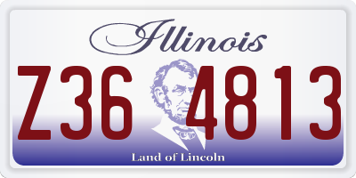 IL license plate Z364813