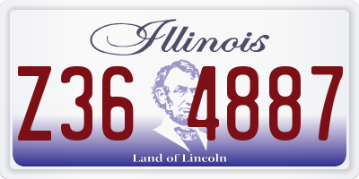 IL license plate Z364887