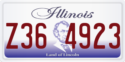IL license plate Z364923