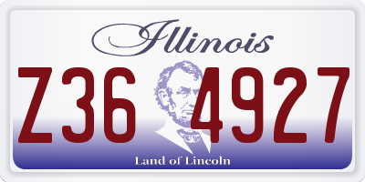 IL license plate Z364927
