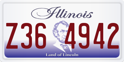 IL license plate Z364942