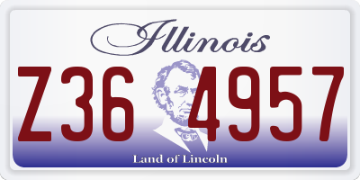 IL license plate Z364957