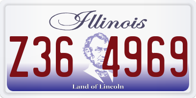 IL license plate Z364969