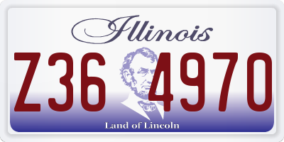 IL license plate Z364970
