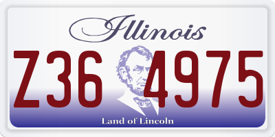 IL license plate Z364975