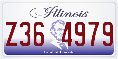 IL license plate Z364979