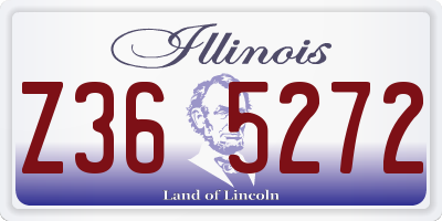 IL license plate Z365272