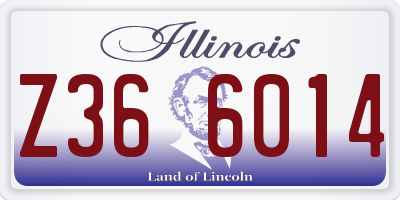 IL license plate Z366014