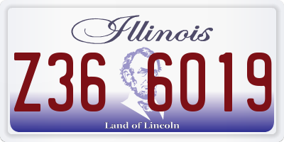 IL license plate Z366019