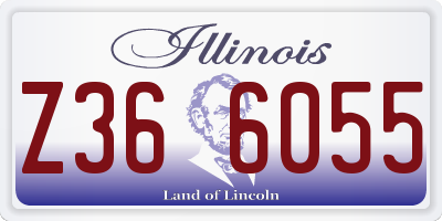 IL license plate Z366055