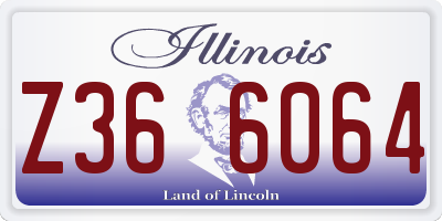 IL license plate Z366064