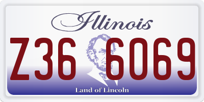 IL license plate Z366069