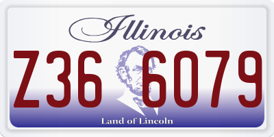 IL license plate Z366079