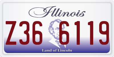 IL license plate Z366119