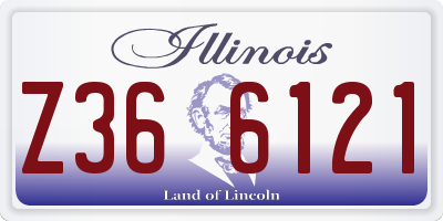 IL license plate Z366121