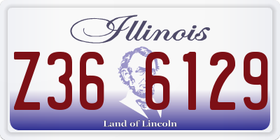 IL license plate Z366129