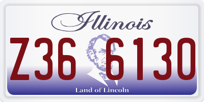 IL license plate Z366130