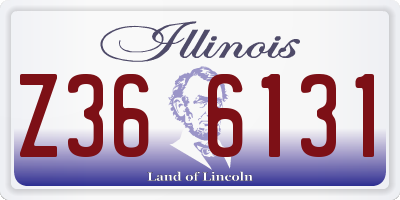 IL license plate Z366131