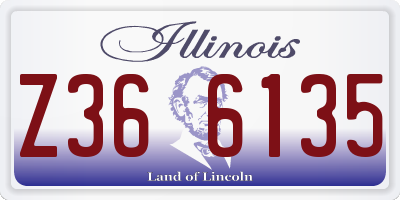 IL license plate Z366135
