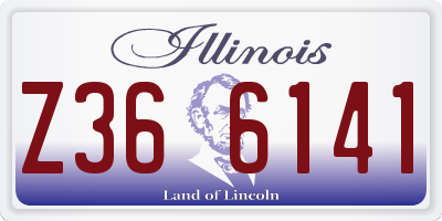 IL license plate Z366141