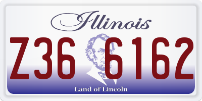 IL license plate Z366162