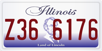 IL license plate Z366176
