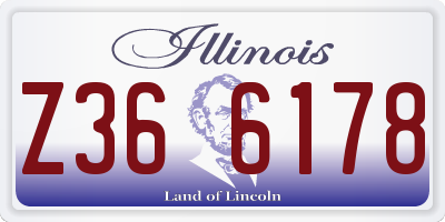 IL license plate Z366178