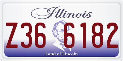 IL license plate Z366182