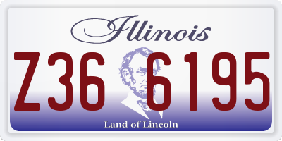 IL license plate Z366195