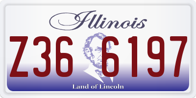 IL license plate Z366197
