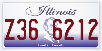 IL license plate Z366212