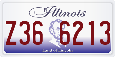 IL license plate Z366213